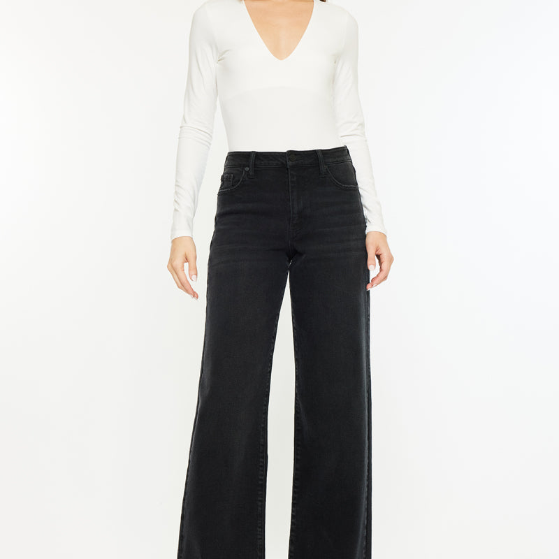 Cora High Rise Wide Jeans - Official Kancan USA