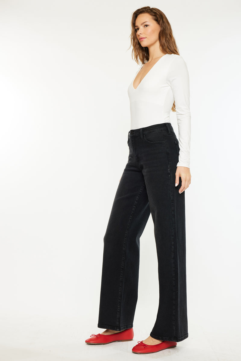 Cora High Rise Wide Jeans - Official Kancan USA