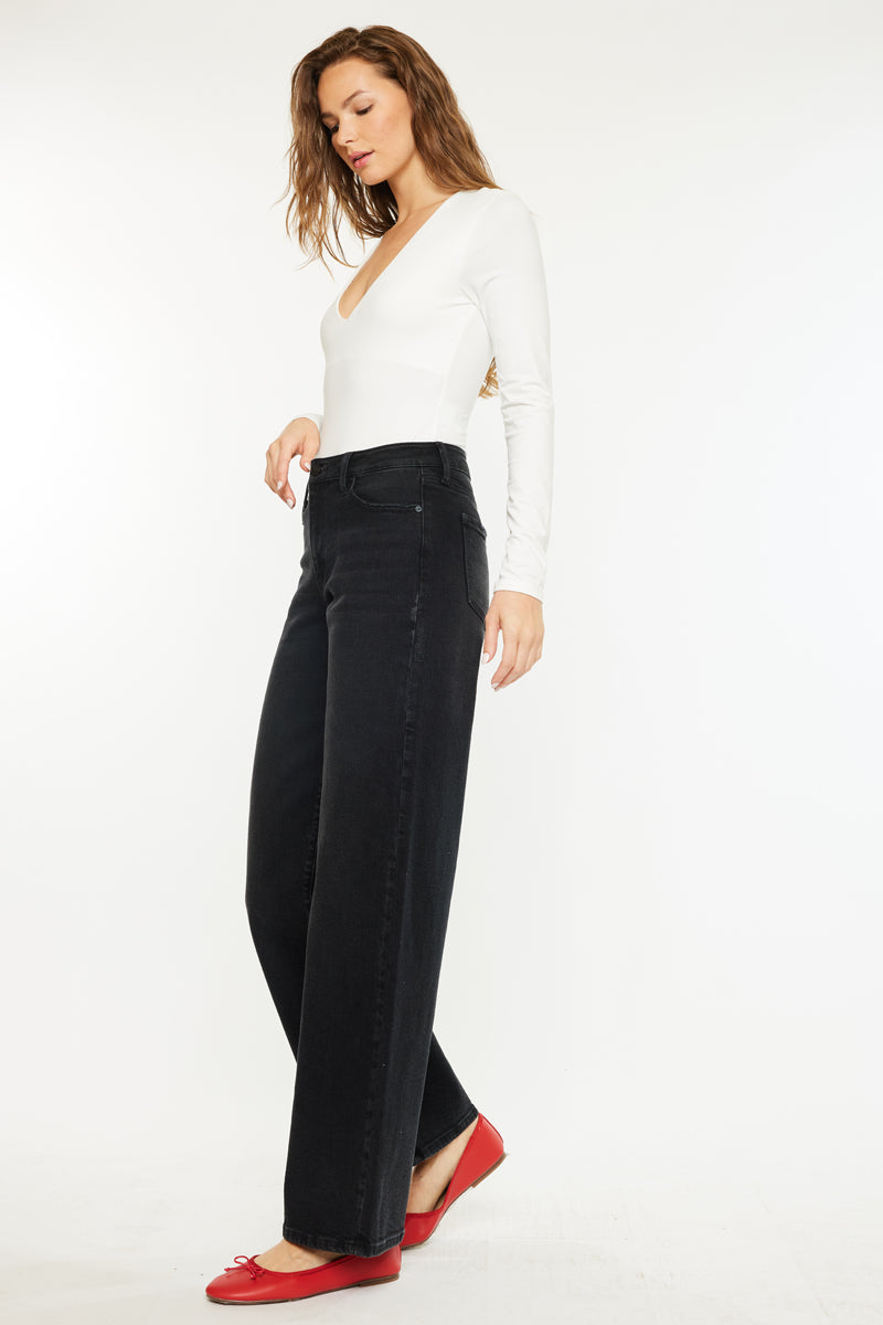 Cora High Rise Wide Jeans - Official Kancan USA