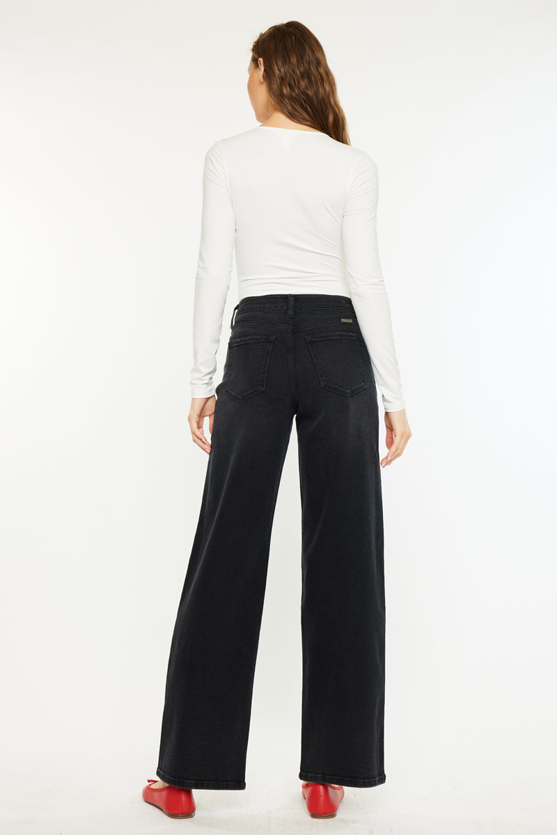 Cora High Rise Wide Jeans - Official Kancan USA