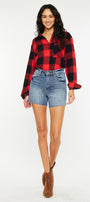Saskia High Rise Shorts - Official Kancan USA