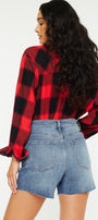 Saskia High Rise Shorts - Official Kancan USA