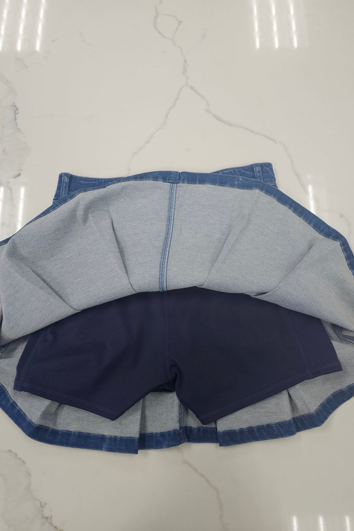 Sandy High Rise Pleated Mini Skort