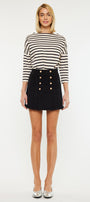 Irene High Rise Pleated Mini Skort - Official Kancan USA