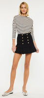 Irene High Rise Pleated Mini Skort - Official Kancan USA