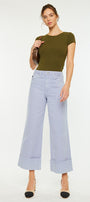 Sammie High Rise 90's Cropped Wide Leg Jeans - Official Kancan USA