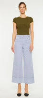 Sammie High Rise 90's Cropped Wide Leg Jeans - Official Kancan USA
