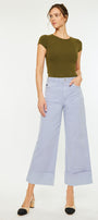 Sammie High Rise 90's Cropped Wide Leg Jeans - Official Kancan USA