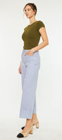 Sammie High Rise 90's Cropped Wide Leg Jeans - Official Kancan USA