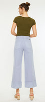 Sammie High Rise 90's Cropped Wide Leg Jeans - Official Kancan USA