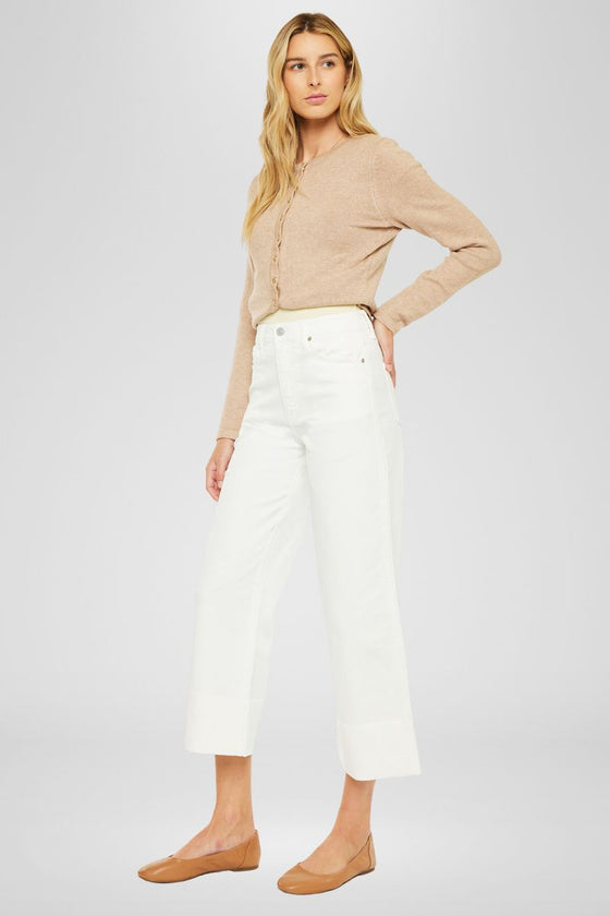 Sammie High Rise 90's Cropped Wide Leg Jeans - Official Kancan USA