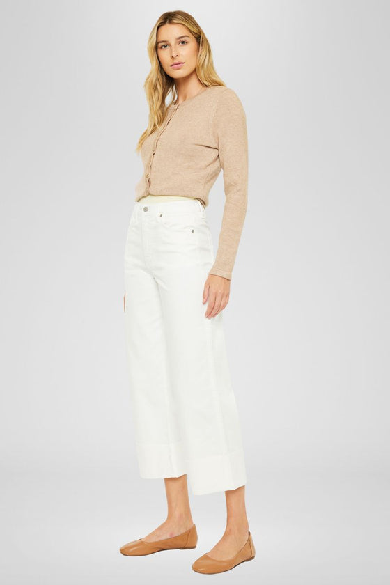 Sammie High Rise 90's Cropped Wide Leg Jeans - Official Kancan USA