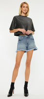 Elsie High Rise Mom Shorts - Official Kancan USA