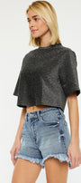 Elsie High Rise Mom Shorts - Official Kancan USA