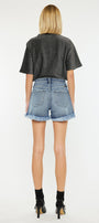 Elsie High Rise Mom Shorts - Official Kancan USA