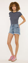 Elsie High Rise Mom Shorts - Official Kancan USA