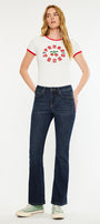 Illya Mid Rise Bootcut Jeans (Petite) - Official Kancan USA
