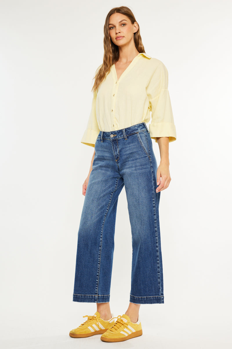 kan◯◯　PENTA 6611 右 Tara Mid Rise Trouser Wide (Petite) – Kancan USA