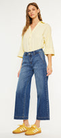 Tara Mid Rise Trouser Wide Leg Jean (Petite) - Official Kancan USA