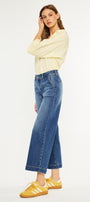 Tara Mid Rise Trouser Wide Leg Jean (Petite) - Official Kancan USA