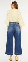 Tara Mid Rise Trouser Wide Leg Jean (Petite) - Official Kancan USA