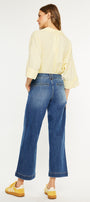 Tara Mid Rise Trouser Wide Leg Jean (Petite) - Official Kancan USA