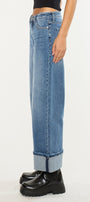 Lisa Mid Rise Wide Leg Jeans - Official Kancan USA