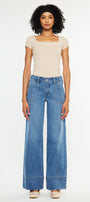 Yuri Mid Rise Wide Leg Jean - Official Kancan USA
