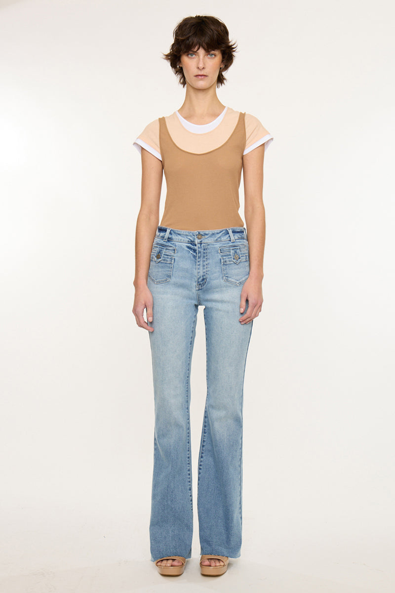 Brooke High Rise Flare - Official Kancan USA