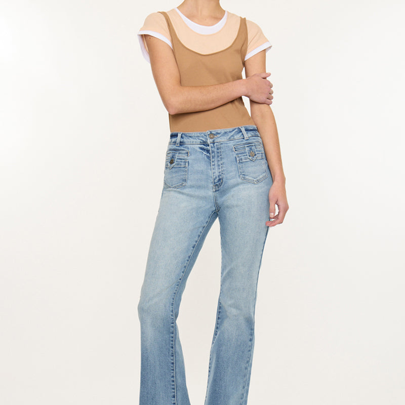 Brooke High Rise Flare - Official Kancan USA