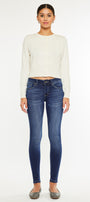 Francesca Mid Rise Super Skinny Jeans - Official Kancan USA
