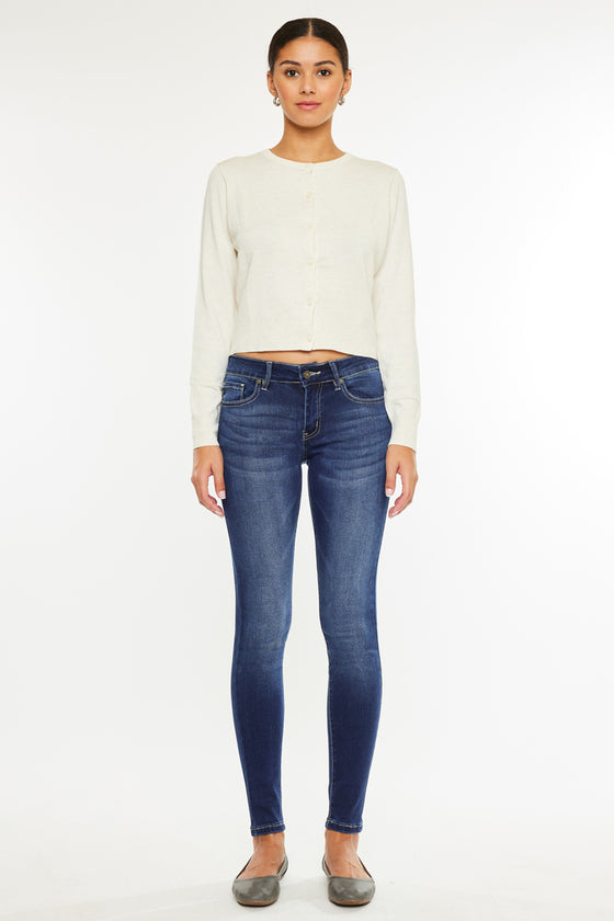 Francesca Mid Rise Super Skinny Jeans – Official Kancan USA