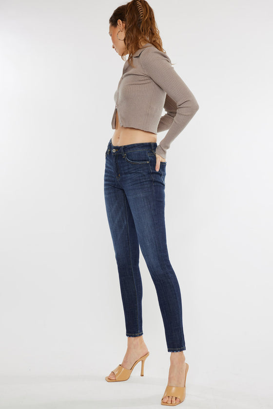 Ashlyn Mid Rise Super Skinny Jeans - Official Kancan USA