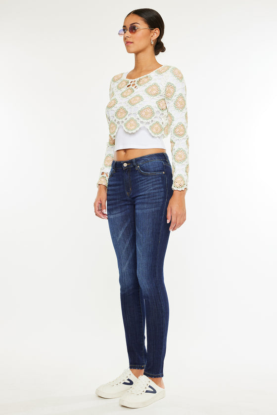 Ashlyn Mid Rise Super Skinny Jeans - Official Kancan USA