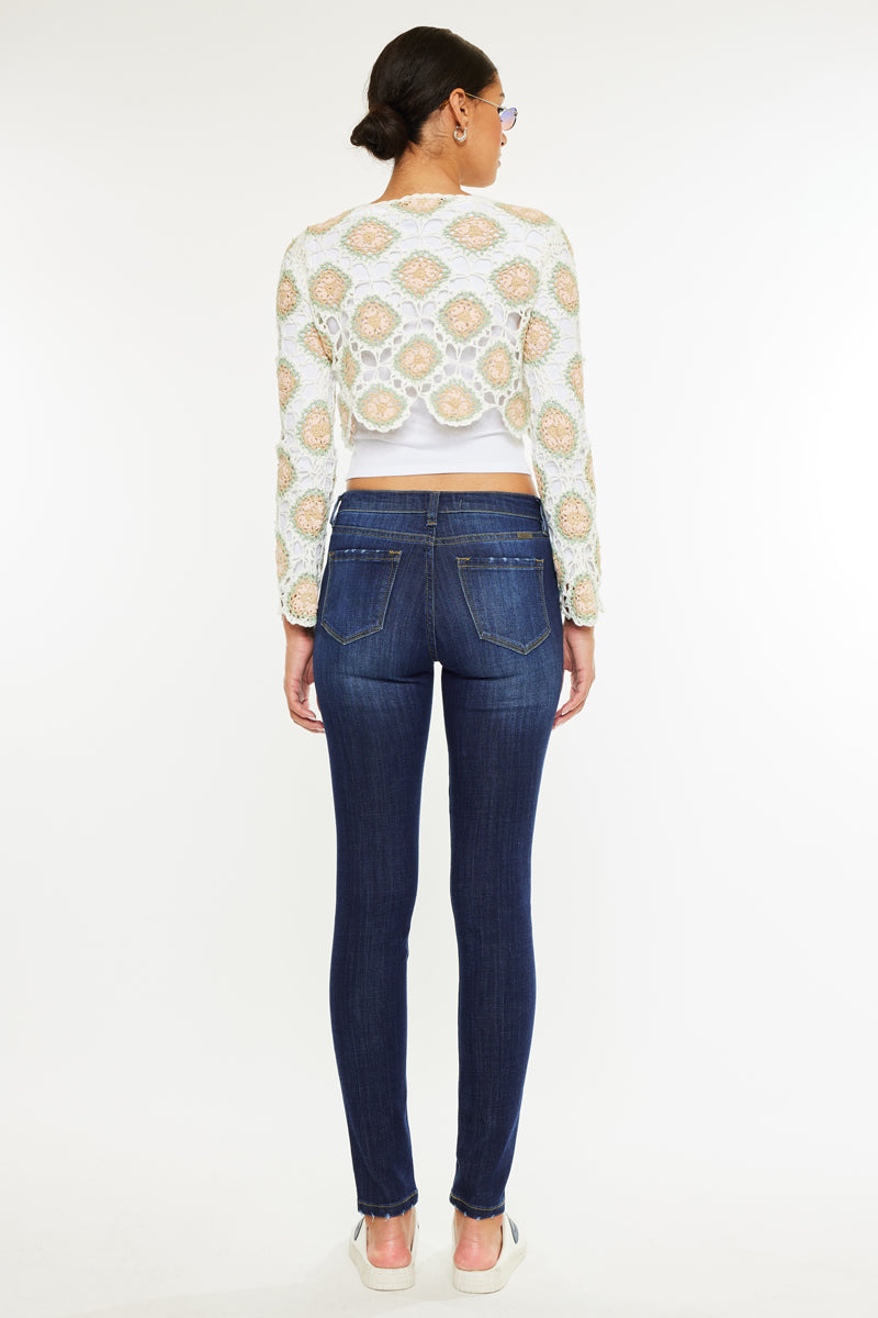 Ashlyn Mid Rise Super Skinny Jeans - Official Kancan USA