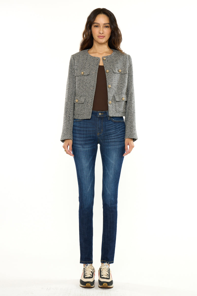 Ashlyn Mid Rise Super Skinny