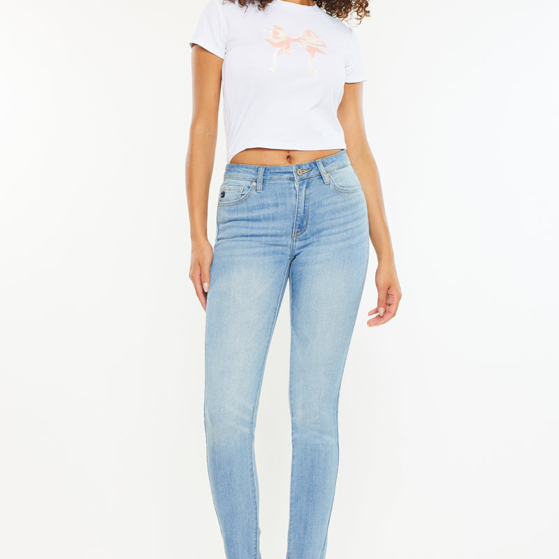 Ashlyn Mid Rise Super Skinny Jeans - Official Kancan USA