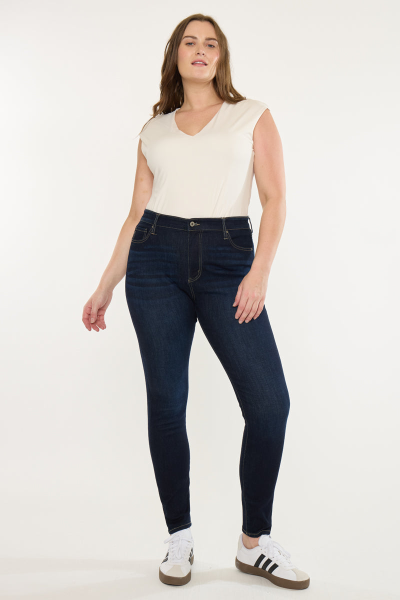 Felicity Ultra High Rise Super Skinny Jeans (Plus Size)
