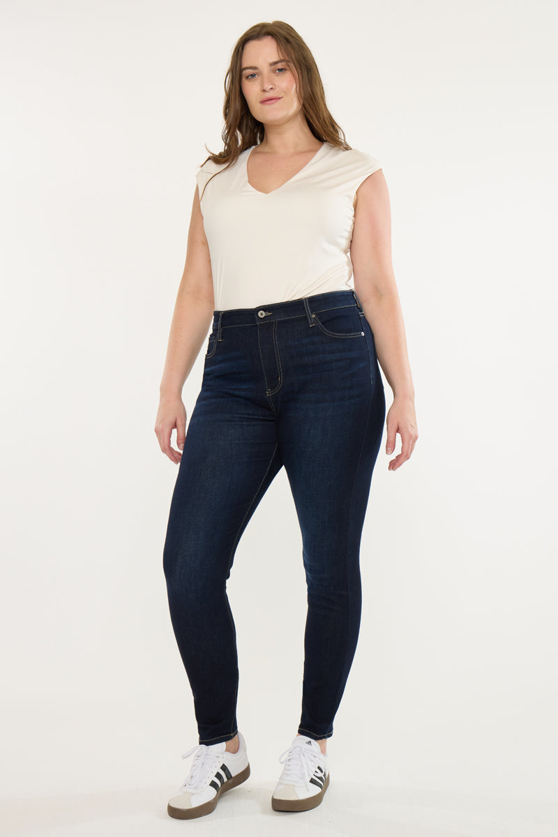 Felicity Ultra High Rise Super Skinny Jeans (Plus Size)
