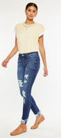 Sienna Mid Rise Super Skinny Jeans - Official Kancan USA
