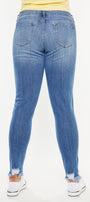Summer Mid Rise Super Skinny Jeans (Plus Size) - Official Kancan USA