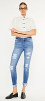Florence Mid Rise Super Skinny Jeans - Official Kancan USA