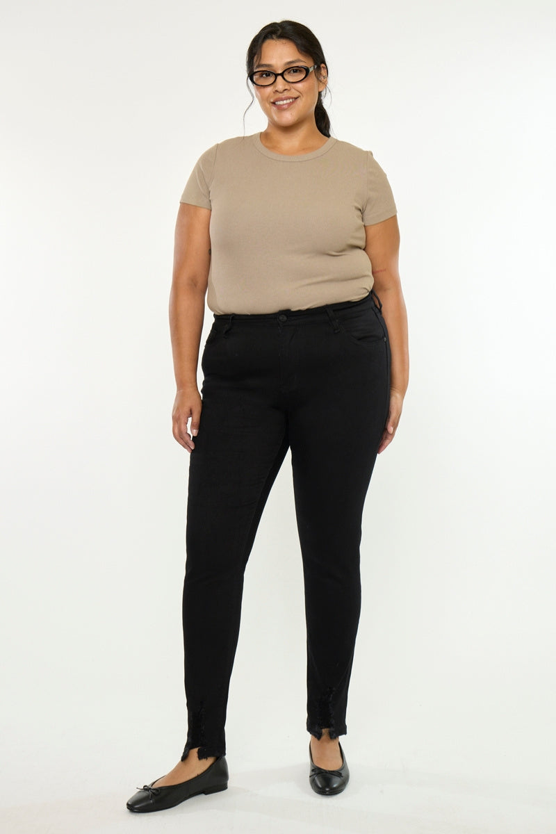 Jones High Rise Ankle Skinny (Plus Size) - Official Kancan USA