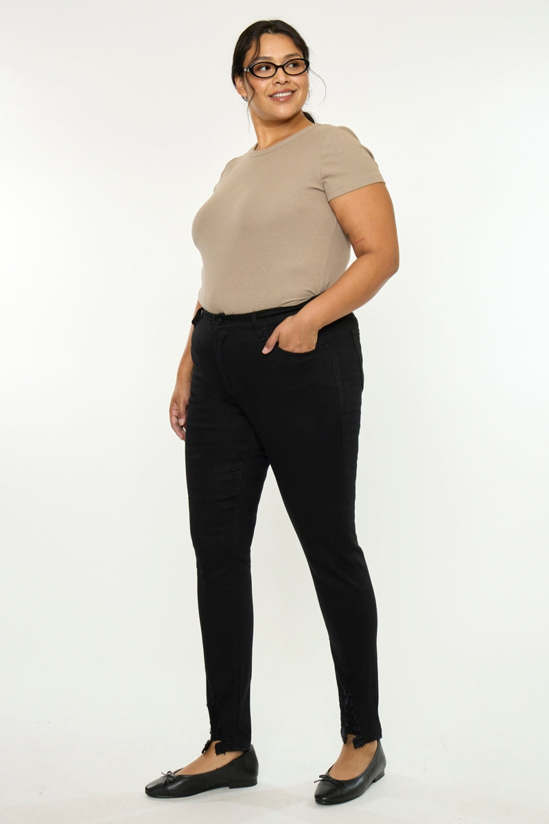 Jones High Rise Ankle Skinny (Plus Size) - Official Kancan USA