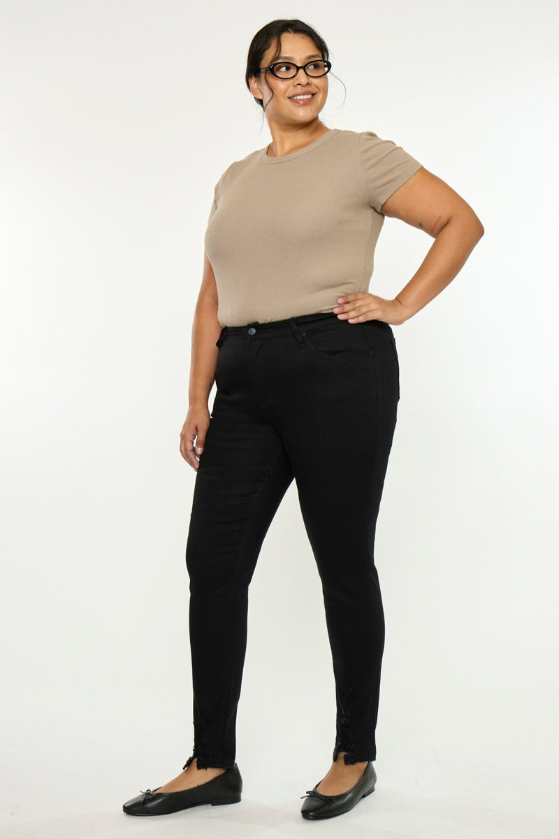 Jones High Rise Ankle Skinny (Plus Size) - Official Kancan USA
