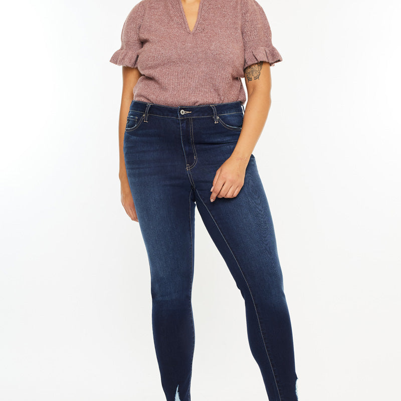 Kelen High Rise Super Skinny Jeans  (Plus Size) - Official Kancan USA