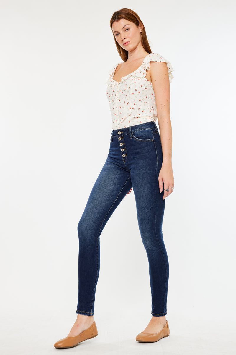 Lyla High Rise Super Skinny Jeans - Official Kancan USA