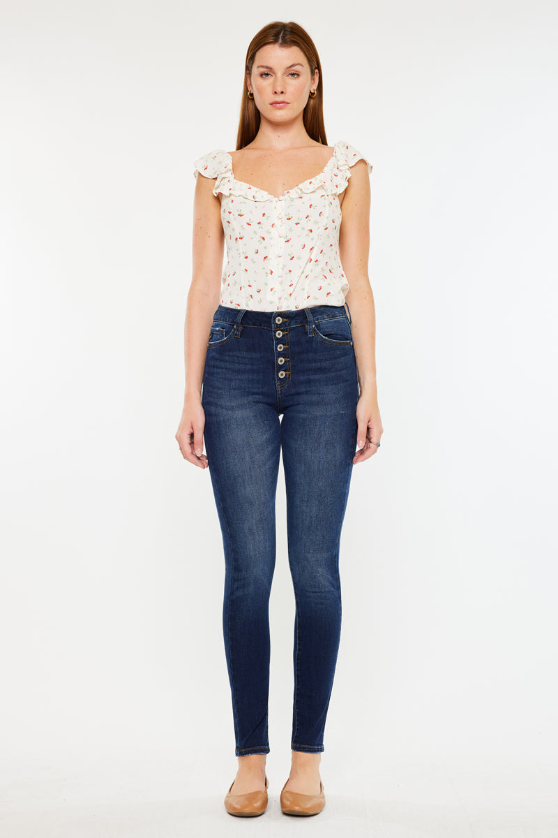 Lyla High Rise Super Skinny Jeans – Kancan USA