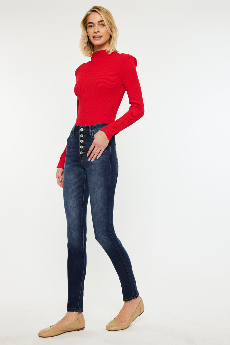Lyla High Rise Super Skinny Jeans - Official Kancan USA