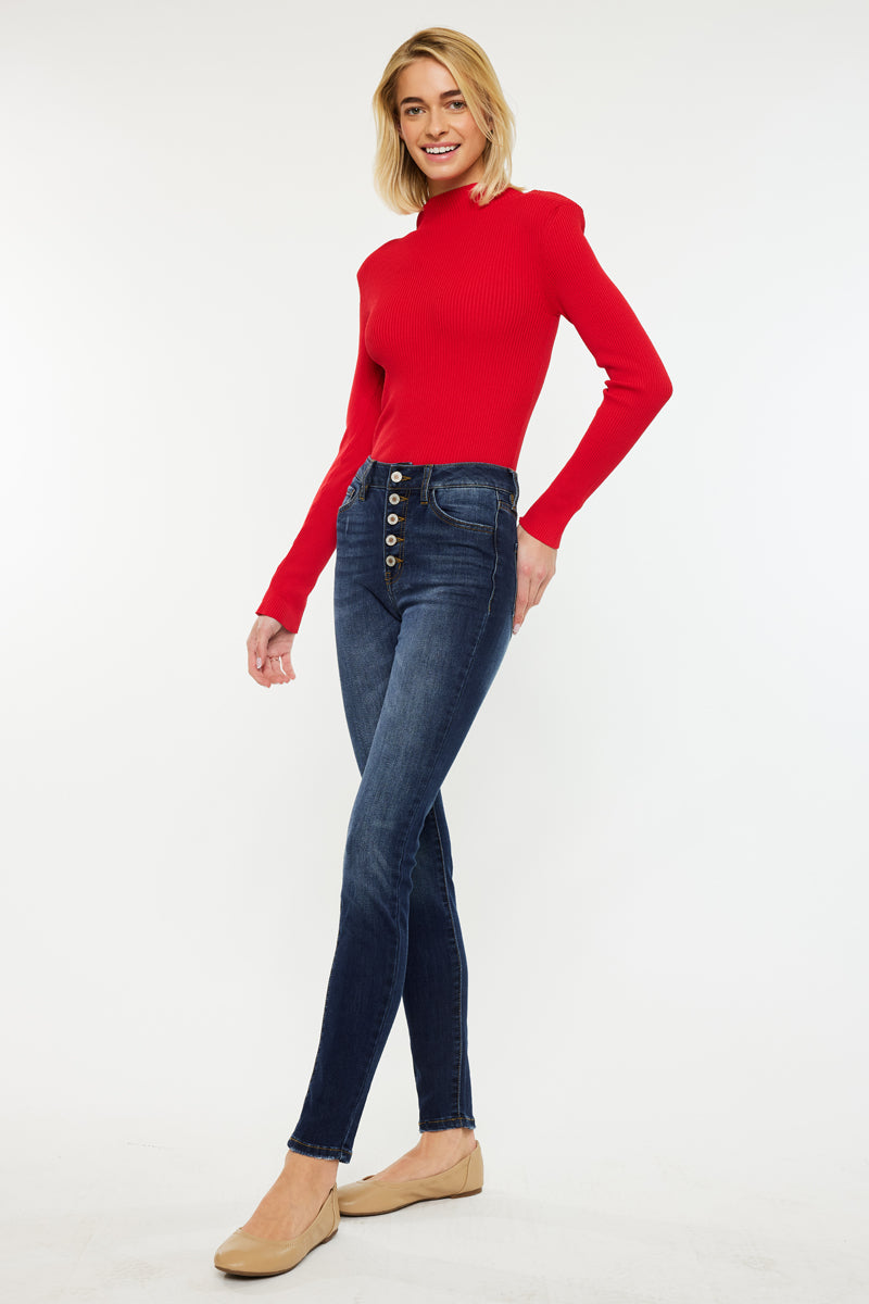 Lyla High Rise Super Skinny Jeans - Official Kancan USA